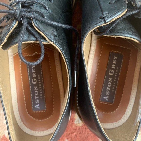 Aston Grey Shoes Aston Gray Mens Black Oxford Dress Shoes 8 Poshmark